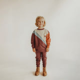 Maddox | Colorblock | Brown Stone