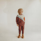 Maddox | Colorblock | Brown Stone