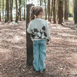 Flower Knit | Chunky Sweater | Linen