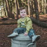 Geese | Oversized Sweater | Spinach Green