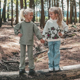 Glitter | Raglan Top | Olive Branch
