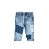 Denim | Patchwork Jeans | Denim Blue