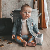 Blocks | Loose Cardigan | Stormy