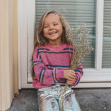 Stripe Knit | Chunky Sweater | PurpleWine