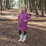 Carré | Blouse Dress | Purple Wine