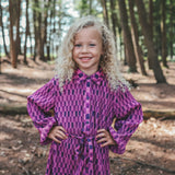 Carré | Blouse Dress | Purple Wine