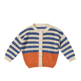 Stripe Knit | Relaxed Cardigan | Multicolor