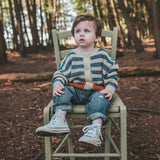 Stripe Knit | Relaxed Cardigan | Multicolor