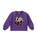 Straight Sweater | Dancing Queen | Heliotrope