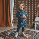 Sequin | Velvet Skirt | Insignia Blue