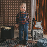 Checker | Wide Sweater | Multicolor