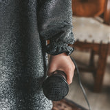 Glitter | Collar Dress | Black