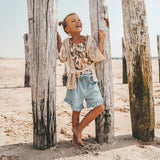 Regina | Slub Denim | Salty Blue