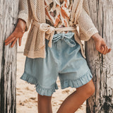 Regina | Slub Denim | Salty Blue