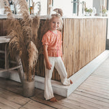Seashell Knit | Flared Legging | Birch