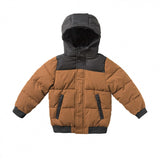 Orlando | Puffer jacket | Leather Brown