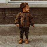 Orino | Reversable jacket | Cocoa Brown