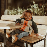 Olaf | Teddy jacket | Multicolor