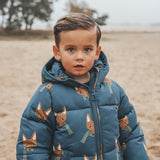 Fox | Puffer Coat | Blue Wing Tale