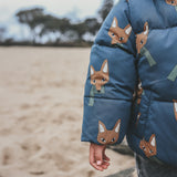 Fox | Puffer Coat | Blue Wing Tale