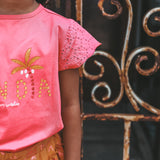 Bon Dia | Broderie Shirt | Sorbet