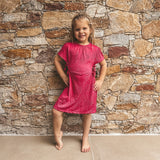 Crinkle | Cut Out Dress | Sorbet