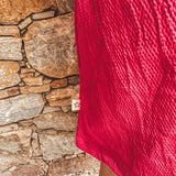 Crinkle | Cut Out Dress | Sorbet