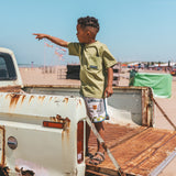 Solid | Oversized Tee | Turtle Green