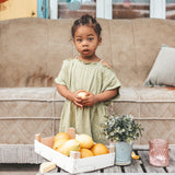 Broderie | Off Shoulder Dress | Sage
