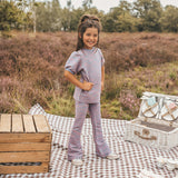 Glitter | Flared Legging | Grape Juice