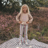 Multi Stripes | Flared Legging | Multicolor