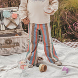 Multi Stripes | Flared Legging | Multicolor