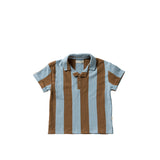 Terry Stripe | Loose Polo | Multicolor