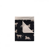 Wild Cheetah | Deken | Black