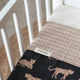 Wild Cheetah | Deken | Black