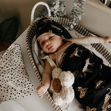 Wild Cheetah | Swaddle | Black