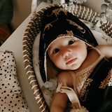 Wild Cheetah | Swaddle | Black