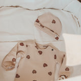 Newborn Hat | Candy | Oyster Gray
