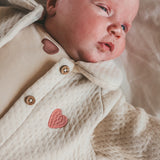 Quilted Jersey | Cardigan | Oyster Gray