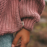 Knit | Oversized Sweater | Fuchsia