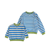 10% bundel: Stripe sweater French Blue Mom & Mini