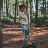 Denim | Patchwork Jeans | Denim Blue
