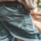 Denim | Patchwork Jeans | Denim Blue