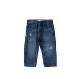 Denim | Straight Leg Jeans | Denim Medium Blue