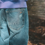 Denim | Straight Leg Jeans | Denim Medium Blue