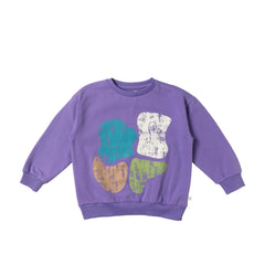 Colorblock | Loose Sweater | Violet