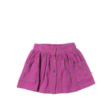 Antique Flower | Pocket Skirt | Purple Wine