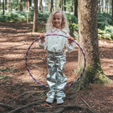Space | Wide Leg Pants | Silver