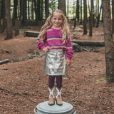Space | Mini Skirt | Silver