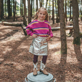 Space | Mini Skirt | Silver
